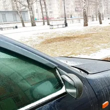 Espejo retrovisor lateral de lluvia para coche, visera de goma suave para Nissan Almera x-trail Nissan Qashqai Tiida Teana Juke Micra, 2 uds.