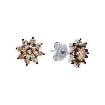 Silver earrings with cubic zirconium sunlight sample 925 
Silver earrings with cubic zirconium sunlight sample 925