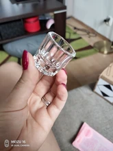 Taza de cristal para uñas, recipiente transparente para polvo acrílico líquido, herramienta de diseño de Nail Art GL1606, 1 ud.