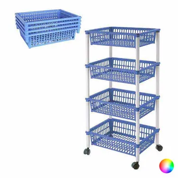 Vegetable trolley Tontarelli Detachable 4 Drawers (40 X 29 x 18 cm)
Vegetable trolley Tontarelli Detachable 4 Drawers (40 X 29 x 18 cm)