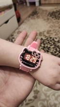 Reloj deportivo Led para niños y niñas, pulsera Digital de esfera con dibujos Led