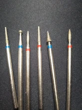 6 unids/pack de uñas de fresado Rotary Burr para archivos de uñas cutícula limpio brocas aparatos para manicura herramientas de arte