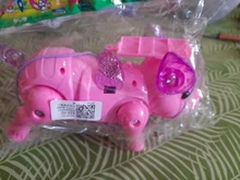 Bonito cerdo de ensueño para mascota con luz, paseo, música, electrónica, mascotas, Robot, juguetes para niños, niñas, regalo BX0D