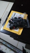 Interruptores de balancín redondo de 23mm de diámetro, interruptor basculante ON-OFF de 2 pines, redondo, negro, blanco y rojo, 10A/125V, 6A/250V, 10 Uds.
