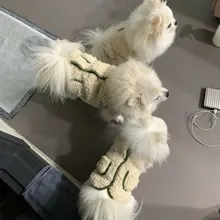 Scarf Jacket Dogs French Bulldog Winter Plush-Coat Pet-Dog Cotton Warm Thick for Puppy-Ropa-Perro