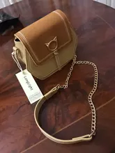 Longlight-Bolso de hombro de piel sintética para mujer, bandolera hexagonal de cuero sintético, con cadena, lijado