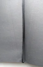 Cuaderno de notas pequeño de bolsillo, portátil, para página interior en blanco, de papel negro