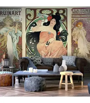 Photo Mural-Alphonse Mucha. Women's 
Photo Mural-Alphonse Mucha. Women's