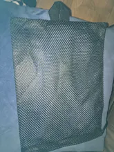 Bolsa de red de buceo de secado rápido con cordón tipo agua deporte Snorkel aletas de almacenamiento Q22F