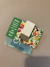 QOONG Clip de dinero Clip de sujeción de dinero portátil Slim de cuero billetera con Clip para billetes bolso bolsillo el dinero de Metal titular Bill Clip ML1-046