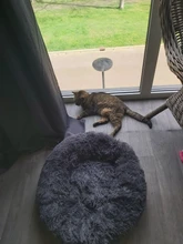 Cama para gatos de 6 tamaños, cama de felpa redonda para gatos, esterilla para gatos, nido cálido para gato durmiendo, cesta suave para perros, cojín para mascotas, suministros portátiles