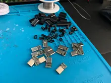 Mirco-conector macho TYPE-C USB 3,1 con PCB, Conector de 24 Pines, interfaz de línea de datos de soldadura, accesorios de cable de datos DIY, 5 uds./2 uds.