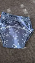 3 unids/set puro algodón reutilizables pañales 6 capa impermeable pañal de tela para bebé niños bebé algodón pantalones ropa interior,