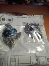 ¡Caliente! Cadena con colgante de lobo brujería Estilo nórdico para mujer, colgante de cadena con colgante de Animal