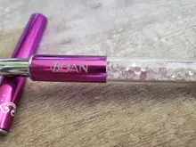 BQAN-pinceles para Gel UV, ovalados, acrílico, diseño de construcción de uñas, herramientas de madera, pluma de pincel para arte de uñas, dibujo de pintura, n. ° 6