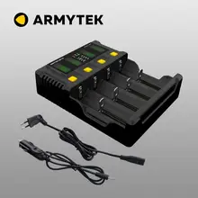 Universal charger Armytek Uni C4 for IMR/Li-Ion, Ni-MH, Ni-Cd, LiFePO4 and Ni-Zn rechargeable batteries Plug Type C/ Type A
Universal charger Armytek Uni C4 for IMR/Li-Ion, Ni-MH, Ni-Cd, LiFePO4 and Ni-Zn rechargeable batteries Plug Type C/ Type A