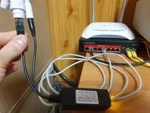 48V a 12V POE Splitter adaptador de conectores de Cable de transmisión de datos POE inyector divisor para Huawei para cámaras Hikvision