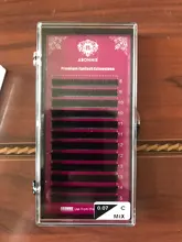 Abonnie-Extensión de pestañas, Cilio Individual de visón sintético Natural, 0,05-0,25mm, rizado B/C/D, maquillaje de belleza de 8-17mm