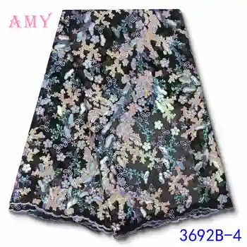 Nigeria Fabric With Sequins 2020 High Quality Lace Material African Dresses for Women AMY3692B
Nigeria Fabric With Sequins 2020 High Quality Lace Material African Dresses for Women AMY3692B