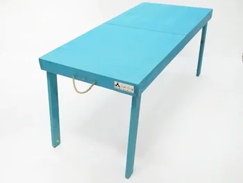 Blue handmade Wood Outdoor Folding Camping Table
Blue handmade Wood Outdoor Folding Camping Table