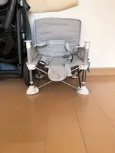 Silla plegable de aleación de aluminio para bebé, asiento para muñeca, para comer, de 6 meses a 3 años