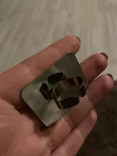 Paleta de colores para salón de manicura, anillo para dedo, paleta de mezcla de base de maquillaje, herramienta cosmética, placa de acero inoxidable, 1 ud.