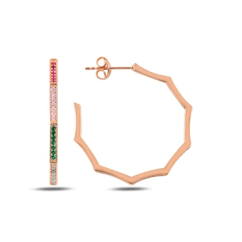 KUTAYDAN Mixed Color Zircon Earrings 925 Sterling Silver
KUTAYDAN Mixed Color Zircon Earrings 925 Sterling Silver