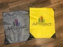 Bolsa de cordón de logotipo personalizado portátil ligero mochila bolsa con cordón viaje de senderismo al aire libre bolsa de almacenamiento de bolsa de tela Oxford