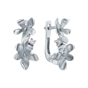 Gold earrings with diamonds sunlight sample 585 
Gold earrings with diamonds sunlight sample 585