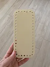 Bolsa moldeadora inferior, almohadilla de cojín para hombro, bolso de mano, DIY, accesorios para bolsos, parte inferior Ovalada para tejer, 18x8 cm