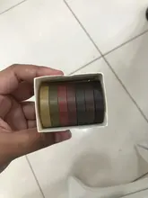 7 unids/set Creatove breve Raúl combinación de Color conjunto de cintas Washi Scrapbooking DIY cintas diario suministros para arte de papelería