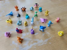 Figuras de acción de Pokémon para cartas, 2,5-3cm, 144 modelos diferentes, 24 unidades/bolsa, coleccionables