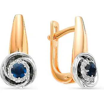 Alcor earrings with sapphires and diamonds in red gold
Alcor earrings with sapphires and diamonds in red gold