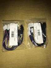 Tira de luces LED RGB, Cable de extensión de 15cm, 4 pines, 5050, 3528, extensión de la tira led, Clip de Cables, venta al por mayor y envío directo, 5 uds.