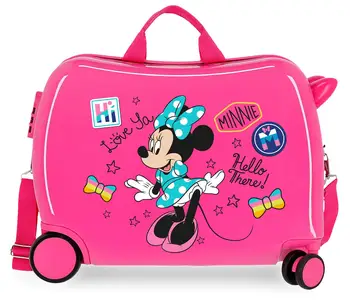 Child Suitcase Minnie Hi love 2 multi-directional wheels
Child Suitcase Minnie Hi love 2 multi-directional wheels