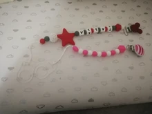 Bebé niño bebé chupete Clip de cadena de cuentas de dentición cadena de alimentación Clip para chupete Correa