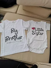 Mono con letras de manga corta a juego para bebés y niños, Camiseta de algodón, 1 Uds.