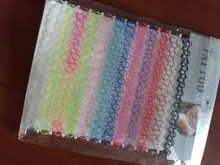 JUCHAO nuevo Collares Vintage gargantilla extensible de tatuaje Collares para las mujeres encanto gótico elástico collar de mujer, regalo de boda