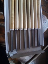 8 unids/set madera talla cincel cuchillos, herramientas de torneado de madera Gouge Skew de detalle cincel manejar escultura cuchillos