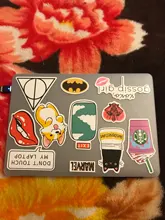 Sticker Skin Laptop Vinyl Cute Waterproof PVC for Hp/huawei 45pcs Refrigerator Trendy