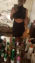 WJFZQM-vestido ajustado negro sin mangas para mujer, vestido de tubo corto de color caqui para fiesta y Club, acanalado