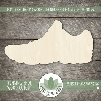 Running Shoe Wood Cutout, Wooden Running Shoe Shape, Marathon, Cross Country Wood Shapes
Running Shoe Wood Cutout, Wooden Running Shoe Shape, Marathon, Cross Country Wood Shapes