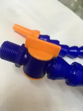 Tubo neumático de 1/4 , 3/8, 1/2 , BPS, rosca macho de plástico Flexible, manguera de tubo de refrigerante de aceite de agua para máquina de torno CNC