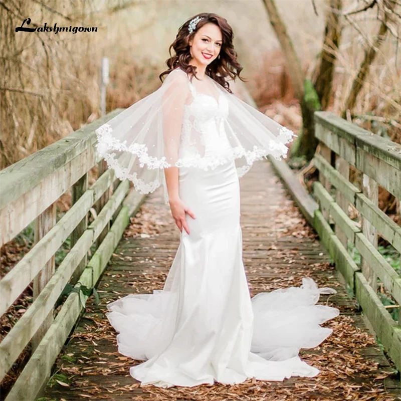 Bridal Wedding Lace Wraps Jackets Cloak Evening Cape Shawls For Women Formal Shrugs For Party Dress White 2022
Bridal Wedding Lace Wraps Jackets Cloak Evening Cape Shawls For Women Formal Shrugs For Party Dress White 2022