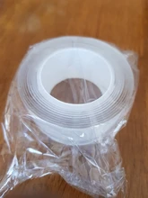 Cinta adhesiva Nano transparente para oficina, Banda adhesiva reutilizable para discos, pegamento fuerte para alfombra fija