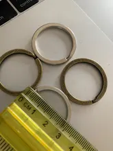 10 unids/lote 25mm 28mm 30mm llavero anillo clave llavero Fabricación de la joyería Diy Sleutelhanger clave anillos venta al por mayor