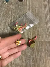 WYSIWYG-10 Uds. De pendientes de tuerca para la oreja, accesorios de fabricación de pendientes, aretes distorsionados dorados, conectores de Base para pendientes