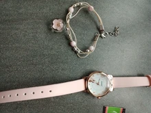 Reloj de pulsera de cuarzo para niña, nuevo accesorio de pulsera con orejas de gato, regalo para niña, ulzzang con caja