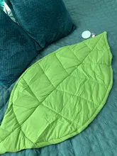 Recién Nacido bebé alfombra chico niños decoración de la habitación de la forma de la hoja de gateando Mat