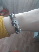 1 par pulsera Retro chino Tai Chi chismes desterrar mala suerte mano cuerda tejida BFF mejor amigo joyería de amistad